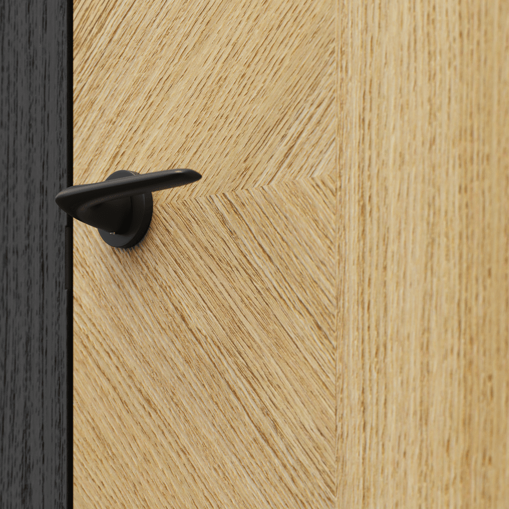 Интериорна врата 4 Elements E/ EARTH Z.1 - Естествен фурнинр Дъб Мат - Дъб мат - Image 3