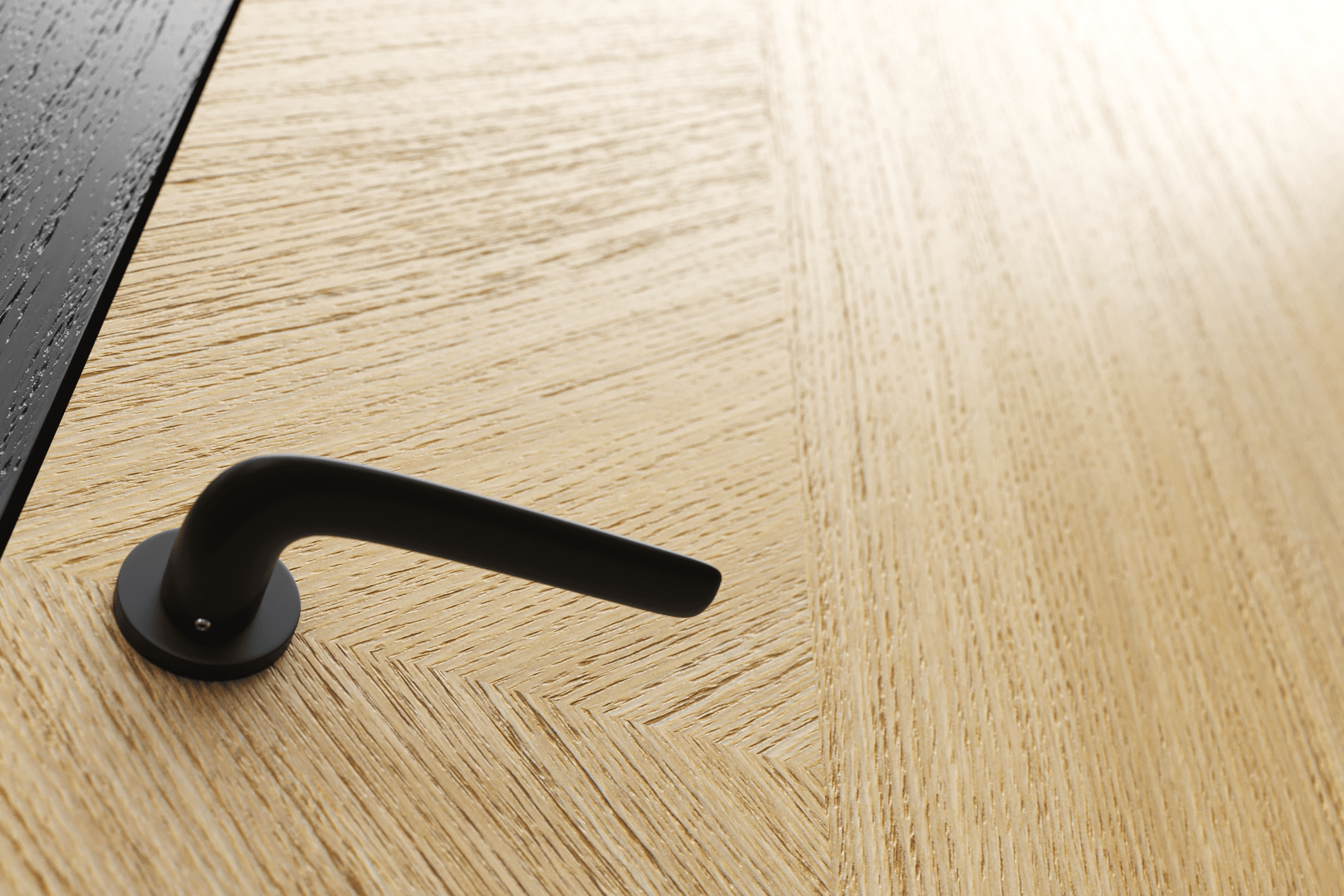 Интериорна врата 4 Elements E/ EARTH Z.1 - Естествен фурнинр Дъб Мат - Дъб мат - Image 5