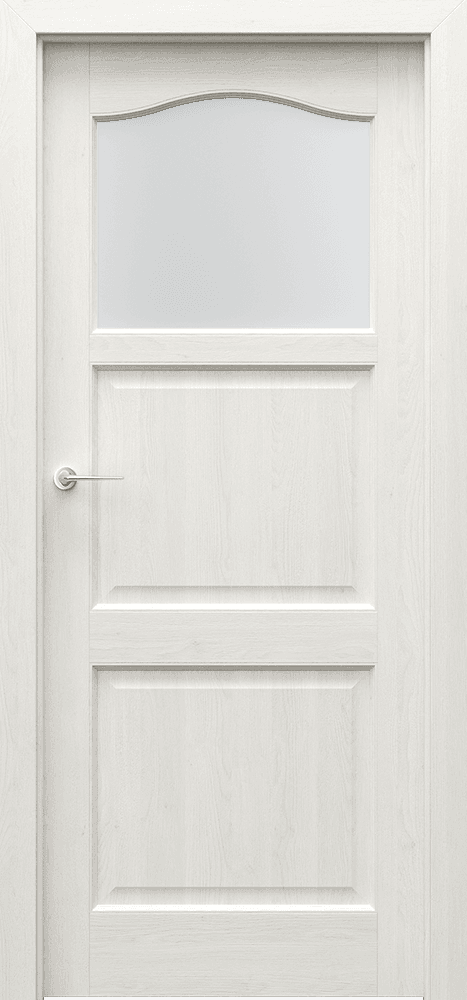 MADRID small glazing - Porta - White Oak