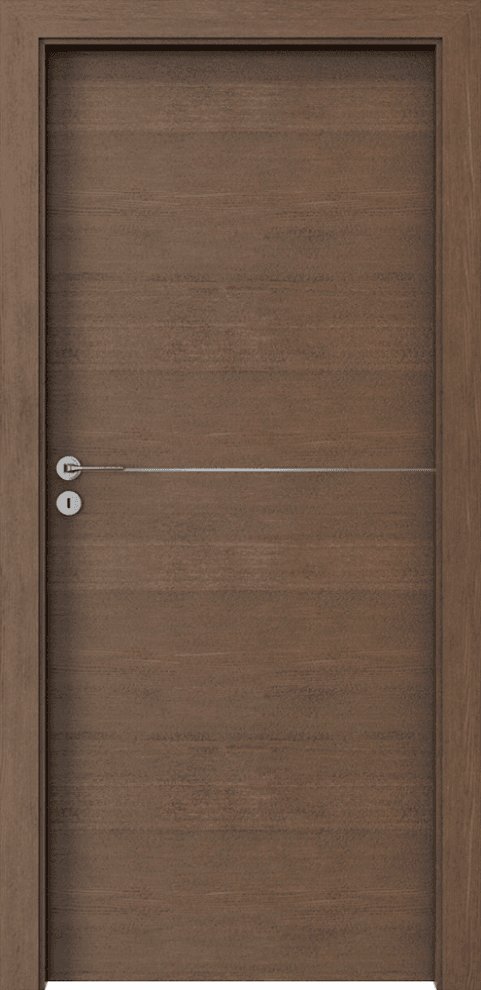 Nature LINE F.1 - Natural Oak Satin Veneer - Brown Oak