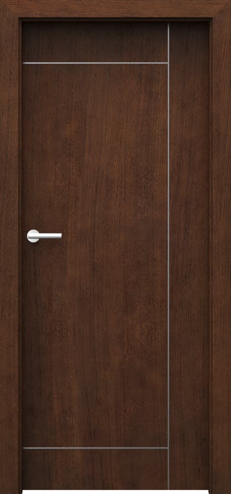 Nature LINE I.1 - Natural Oak Satin Veneer - Mocca