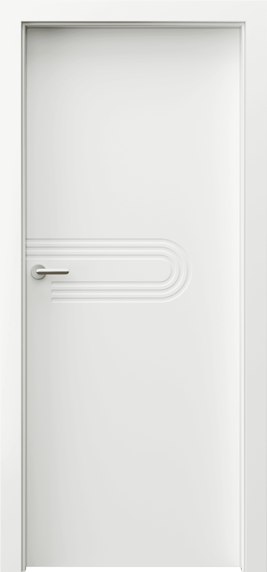 PORTA ART DECO 4 - Premium UV paint - White