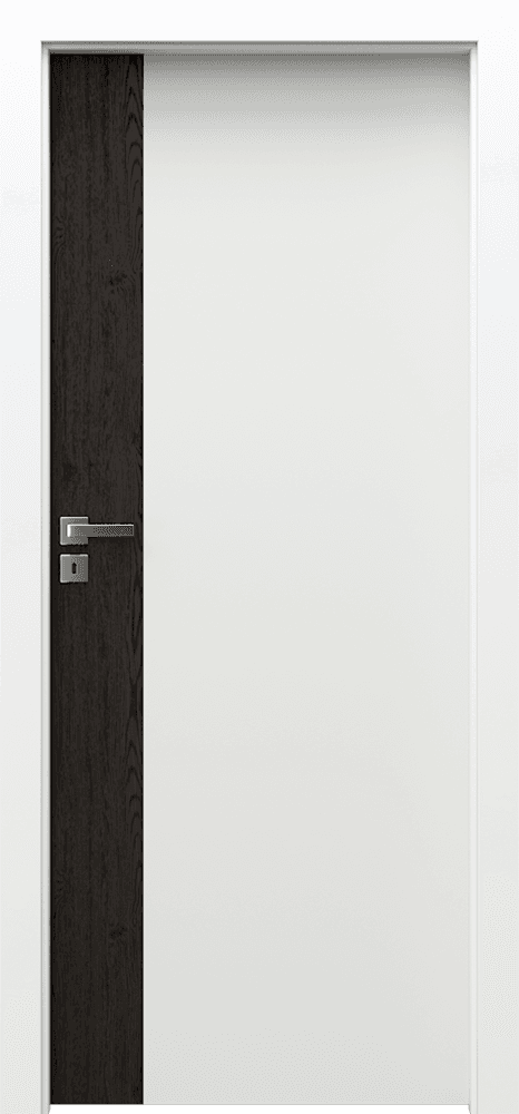 PORTA DUO 4.0 White - Natural veneer - Dark Walnut