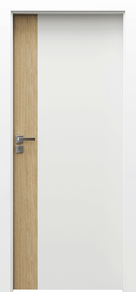 PORTA DUO 4.0 White - Natural veneer - Oak 1