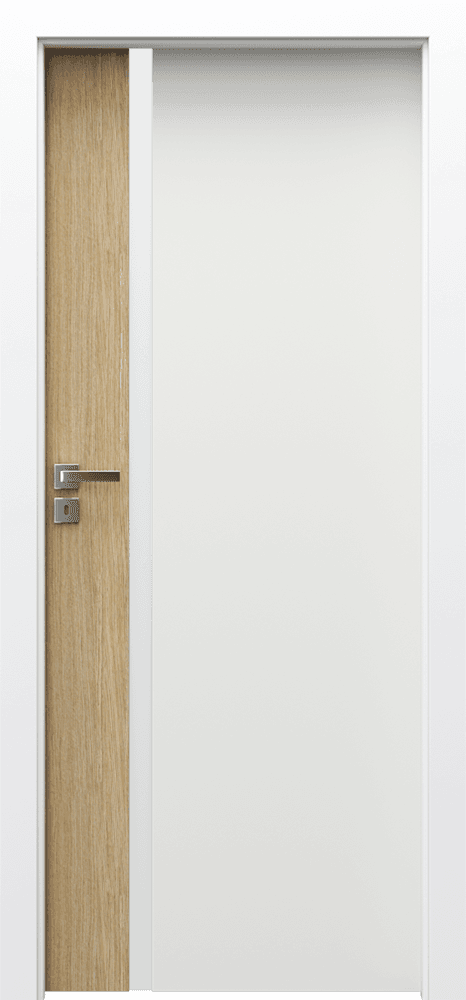 PORTA DUO 4.A White - Natural veneer - Oak 1