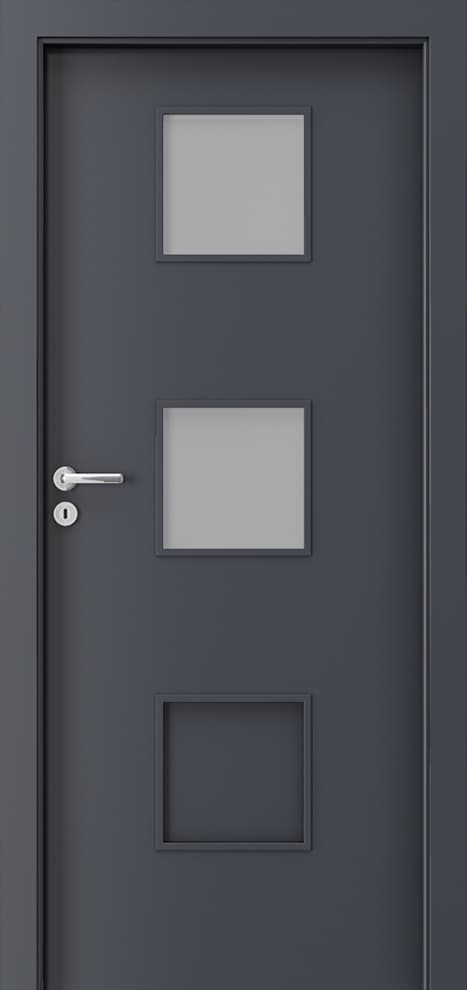 PORTA FIT C.2 - CPL HQ 0,2 veneer - Anthracite HPL/CPL