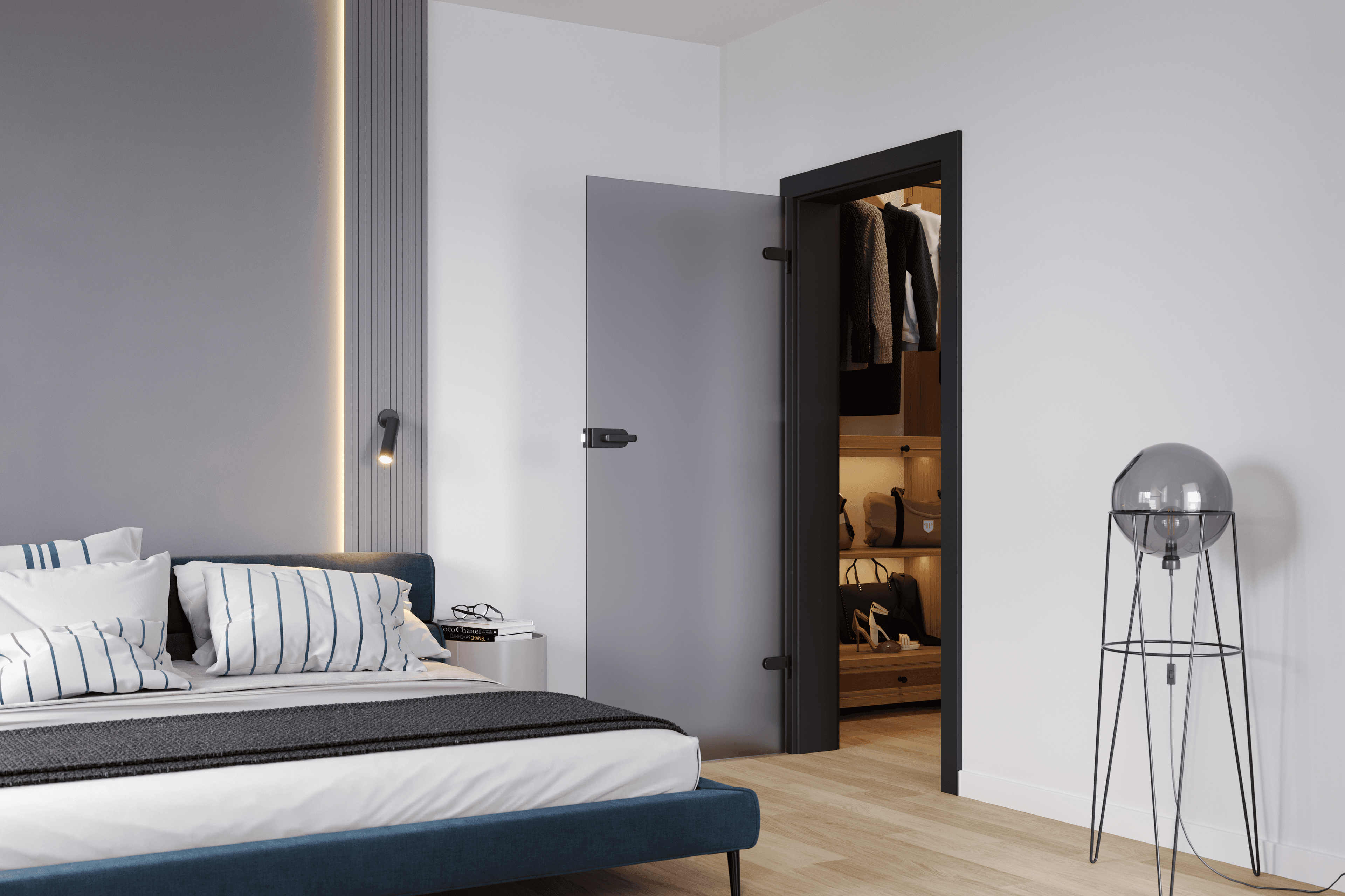 Интериорна врата PORTA GLASS прозрачно стъкло - Порта - Unknown - Image 1