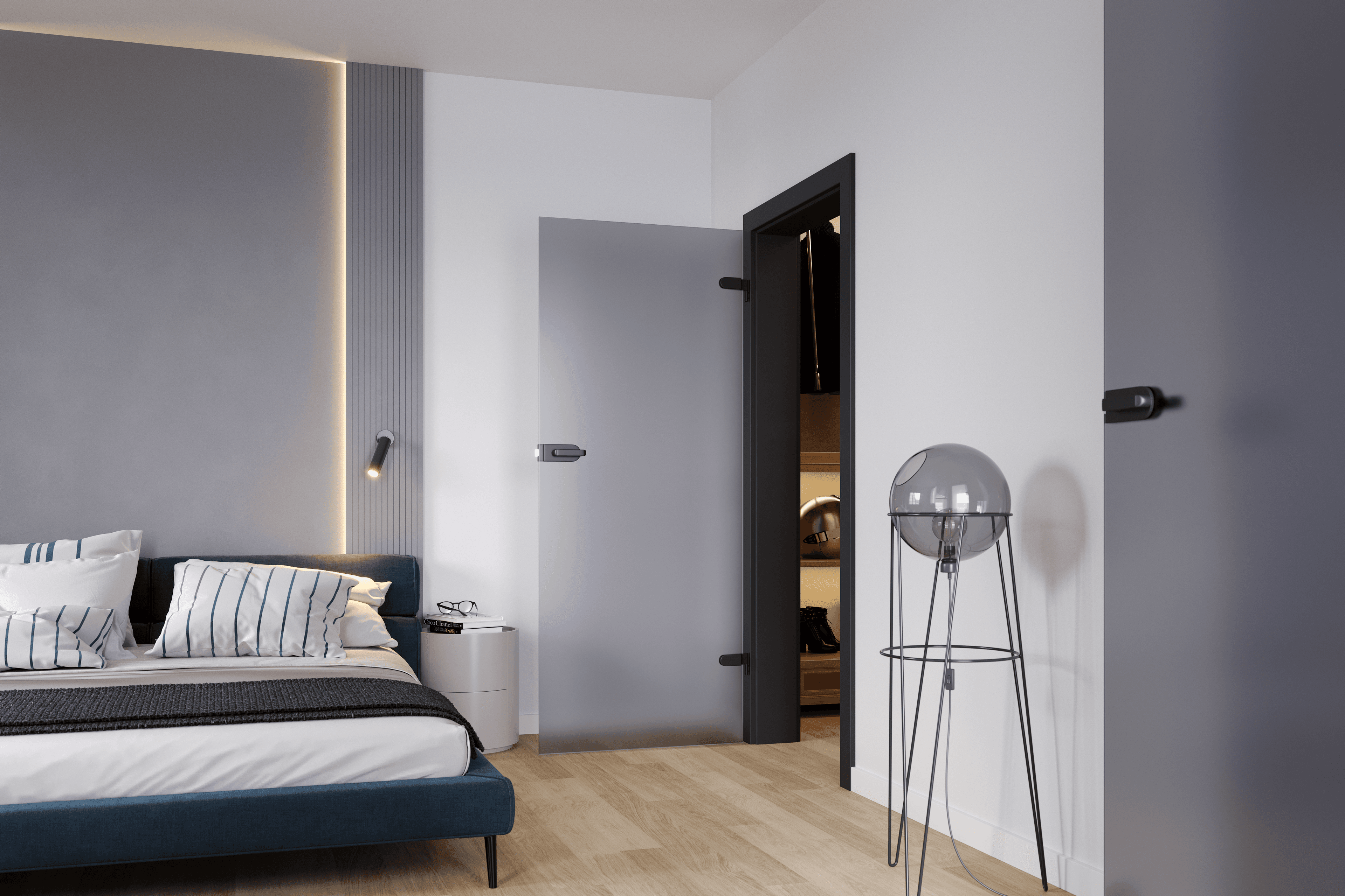 Интериорна врата PORTA GLASS прозрачно стъкло - Порта - Unknown - Image 2