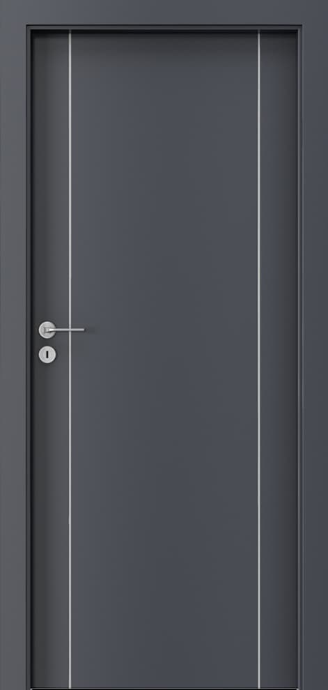 PORTA LINE A.1 - CPL HQ 0,2 veneer - Anthracite HPL/CPL