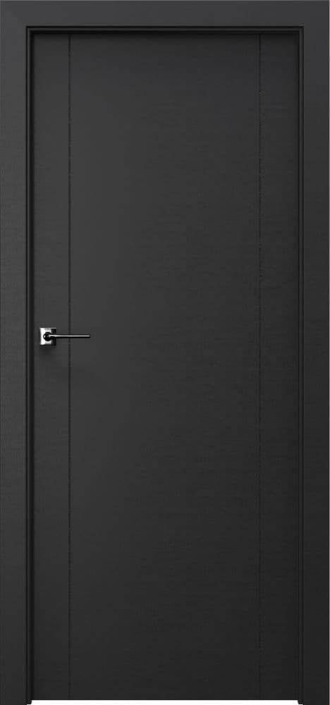 PORTA LINE A.1 - CPL HQ 0,2 veneer - Black