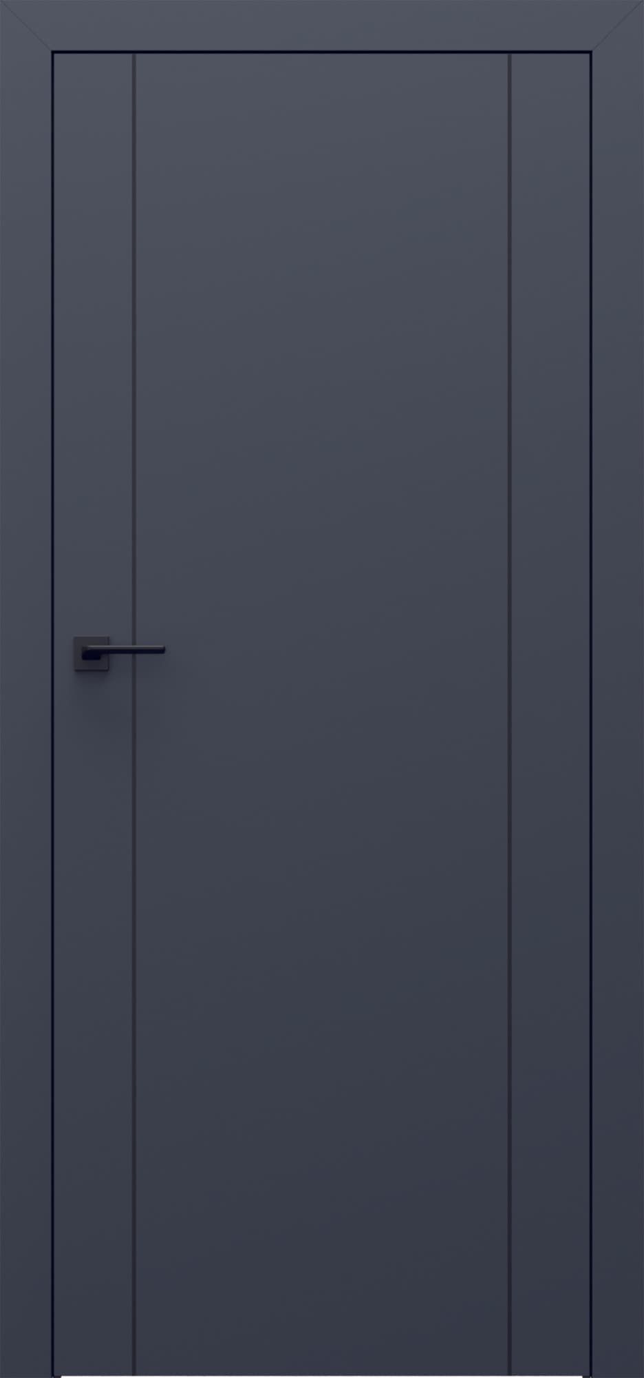 PORTA LINE A.1 - Matt lacquered veneer - Graphite Matt