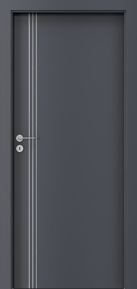 PORTA LINE B.1 - CPL HQ 0,2 veneer - Anthracite HPL/CPL