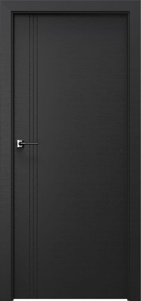 PORTA LINE B.1 - CPL HQ 0,2 veneer - Black