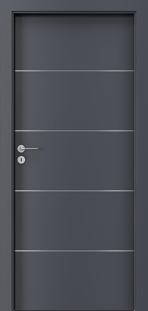 PORTA LINE E.1 - CPL HQ 0,2 veneer - Anthracite HPL/CPL