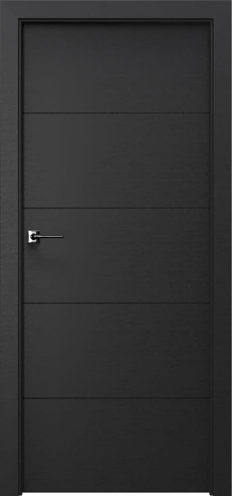 PORTA LINE E.1 - CPL HQ 0,2 veneer - Black