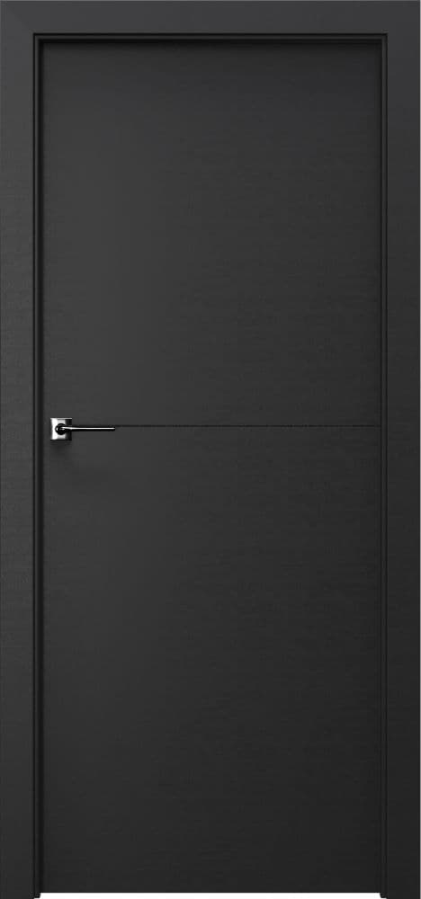 PORTA LINE F.1 - CPL HQ 0,2 veneer - Black