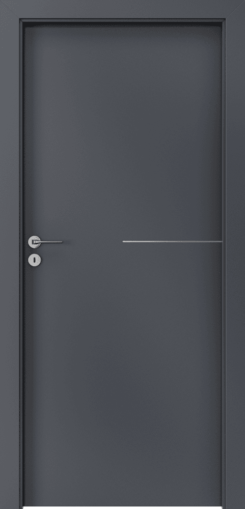 PORTA LINE G.1 - CPL HQ 0,2 veneer - Anthracite HPL/CPL
