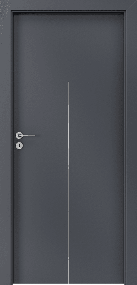 PORTA LINE H.1 - CPL HQ 0,2 veneer - Anthracite HPL/CPL