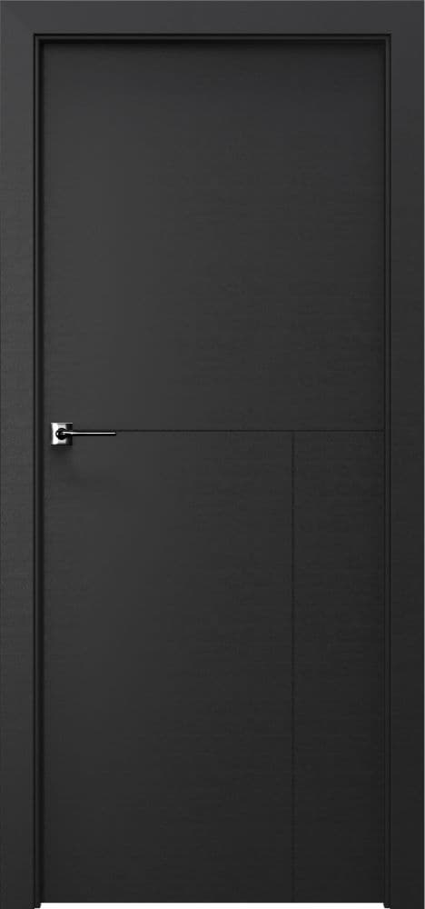 PORTA LINE L.1 - CPL HQ 0,2 veneer - Black