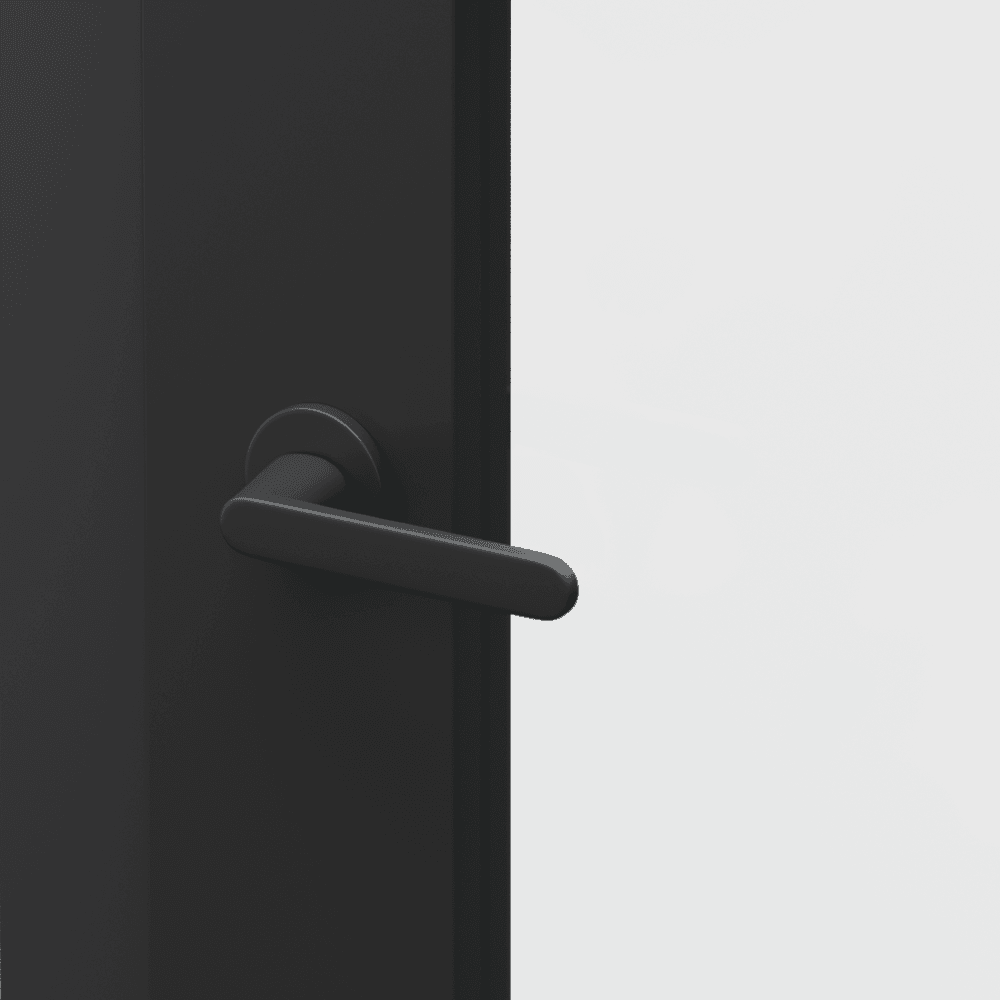 Интериорна врата PORTA VERTE HOME BLACK N.3 - Супер Мат - Черно - Image 3