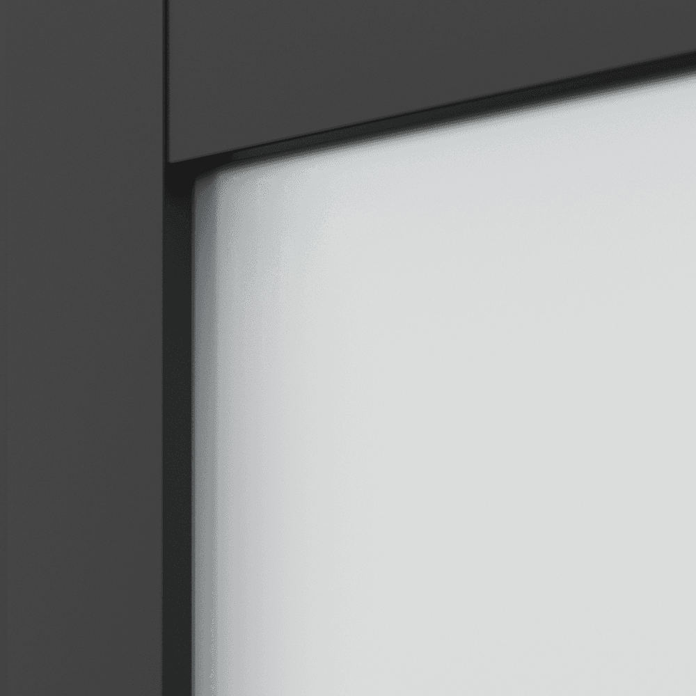 Интериорна врата PORTA VERTE HOME BLACK N.3 - Супер Мат - Черно - Image 4