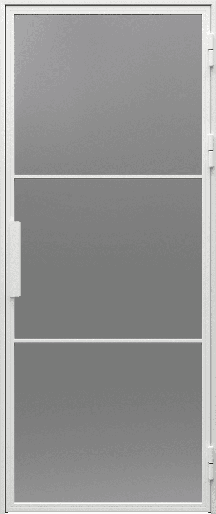 STEEL PORTA LOFT 2 - Powder Coating - White structure