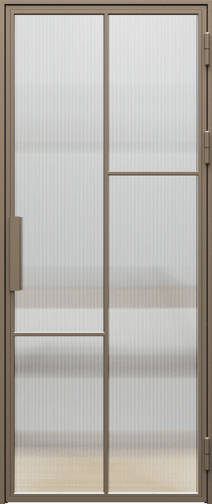 STEEL PORTA LOFT 3 - Powder Coating - Champagne