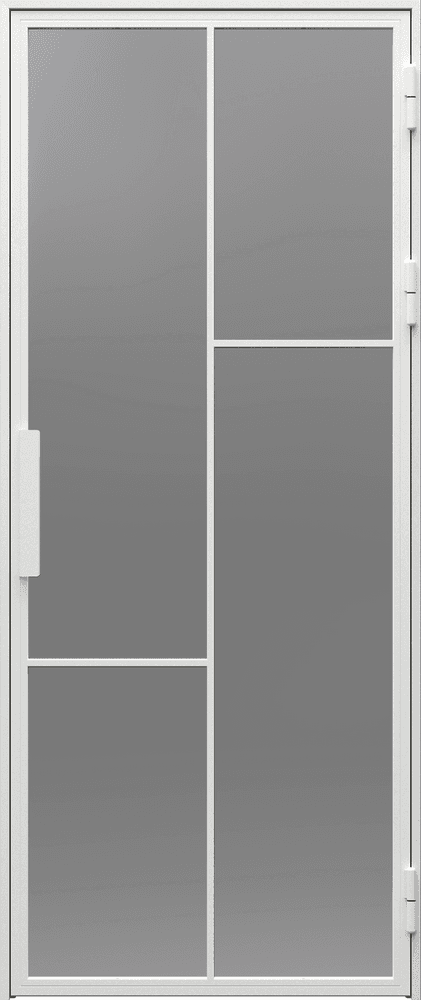 STEEL PORTA LOFT 3 - Powder Coating - White structure