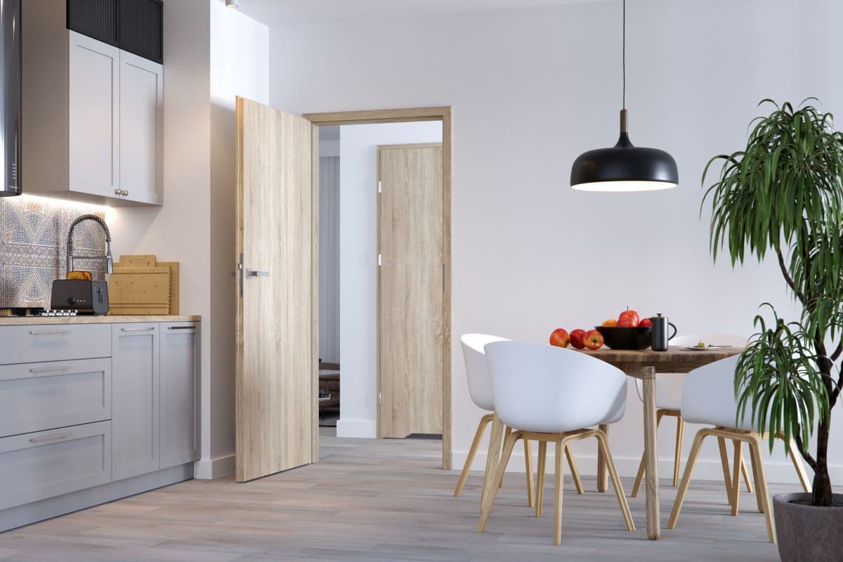 Интериорна врата TRIM SOFT P - Портасинхро 3D - Бяло венге - Image 1