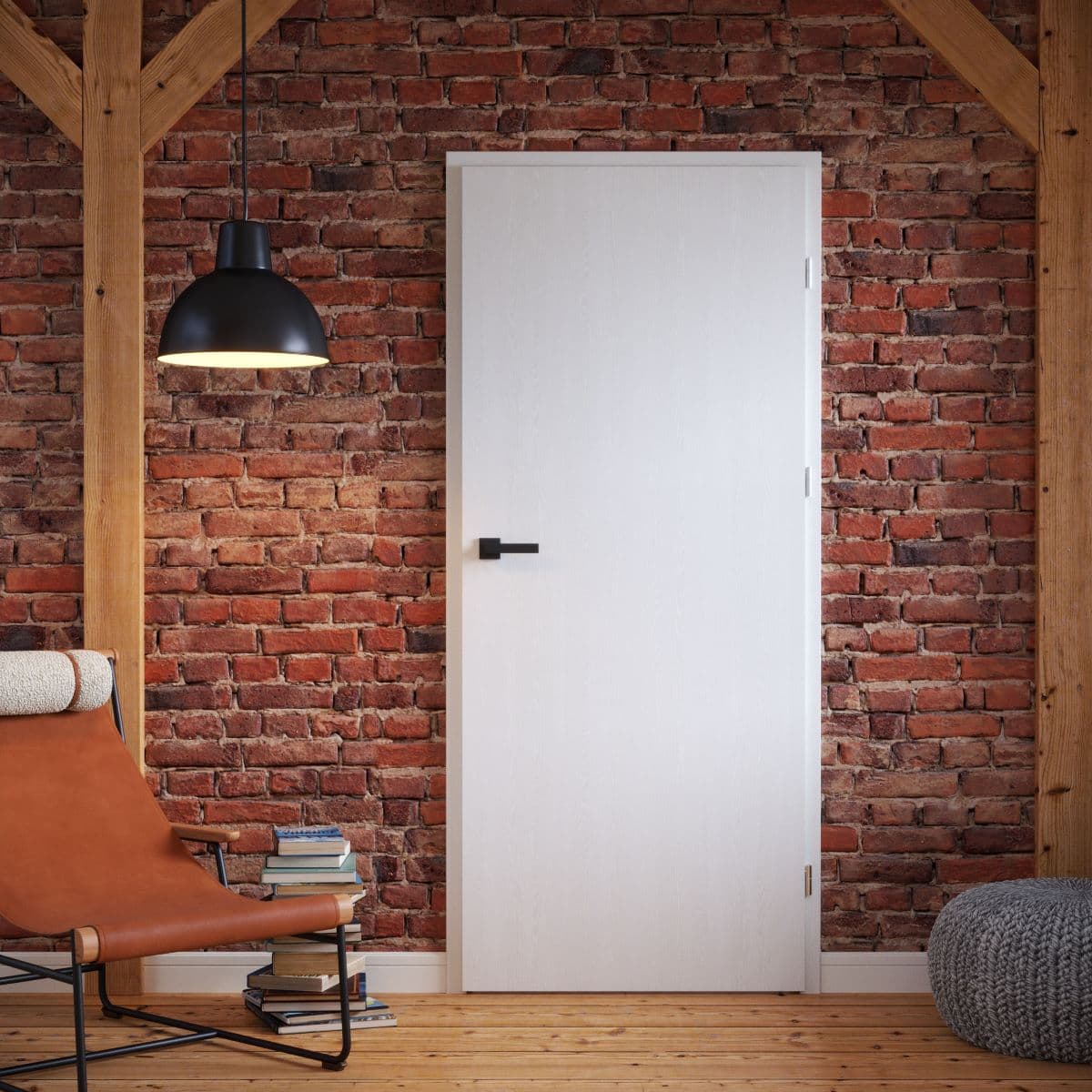 Интериорна врата TRIM SOFT P - Портасинхро 3D - Бяло венге - Image 3