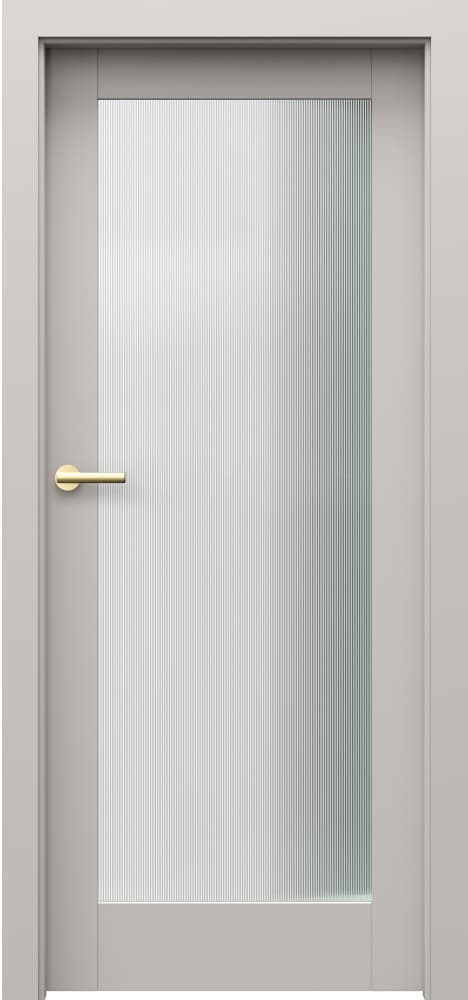 PORTA GRANDE A.1 fluted glass - Premium Plus UV paint - Cashmere