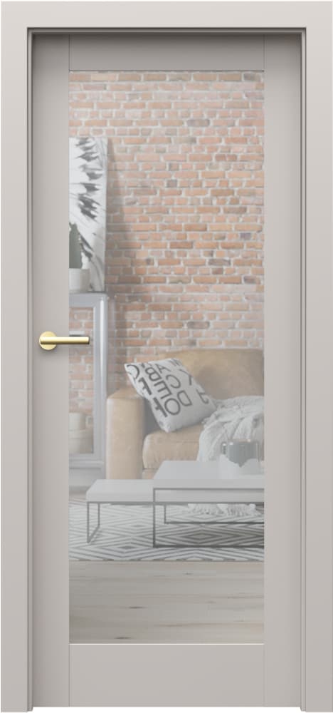 PORTA GRANDE A.1 with a mirror - Premium Plus UV paint - Cashmere