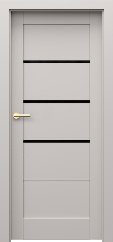 PORTA GRANDE G.3 with black glass - Premium Plus UV paint - Cashmere