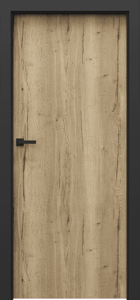 PORTA LOFT 1.1 with black door frame - Gladstone / Halifax - Halifax Natural