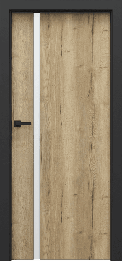 PORTA LOFT 4.A with black door frame - Gladstone / Halifax - Halifax Natural