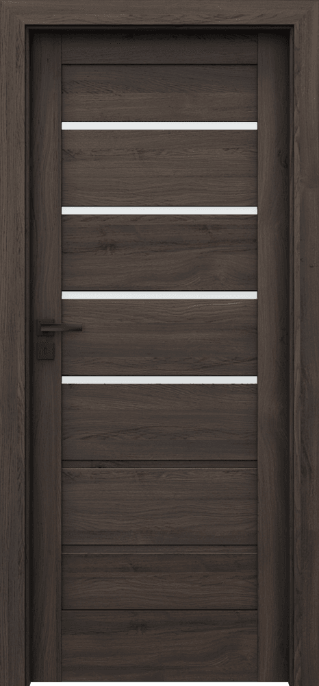 PORTA VERTE HOME, group J J.4 - Portasynchro 3D veneer - Dark Oak
