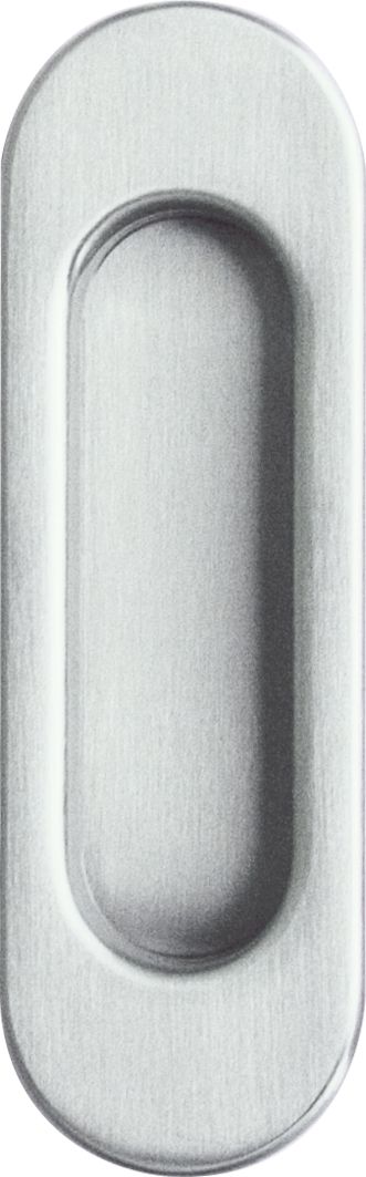  Side handle for sliding doors (silver matt) Мед от акация