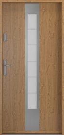 Входни врати за къща PVC Дървесно 1